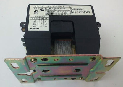 JOSLYN CLARK DP3C253-120 DEFINITE PURPOSE CONTACTOR 3P 25A FLA 30A RES 120V COIL2