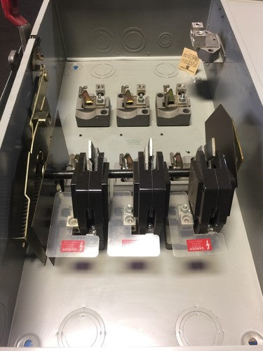 FPE H1236SN HEAVY DUTY SAFETY SWITCH 600 VAC 200 AMP 150 MAX HP 3 POLES10