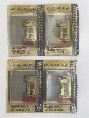 WESTINGHOUSE MSH17.1A HEATER (LOT OF 4)0
