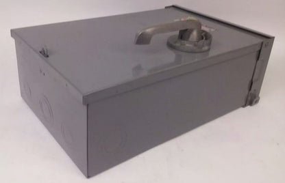 FPE RH5636R SAFETY SWITCH 3P, 60A, 600VAC, 3 WIRE, 3 BLADES, 50HP RAINPROOF7