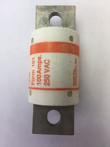 GOULD SHAWMUT AMPTRAP A25X100 FUSE 100 AMP 250VAC TYPE 4TIA FORM 101 3