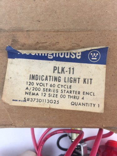 WESTINGHOUSE PLK-11 INDICATING LIGHT KIT 120C 60CY 1