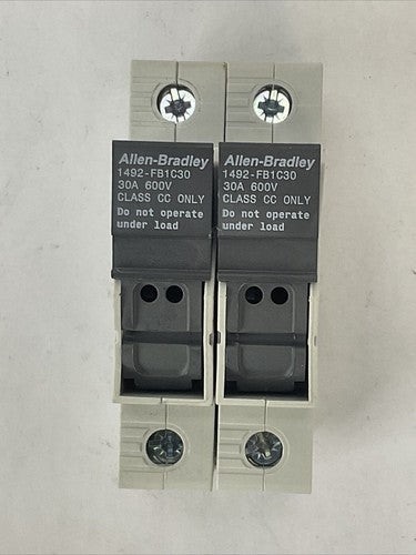 ALLEN BRADLEY 1492-FB1C30 FUSE HOLDER 30A 600V (LOT OF 2)0