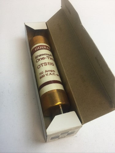 GOULD SHAWMUT OTS110 ONE-TIME FUSE 110AMP 600VAC CLASS K50