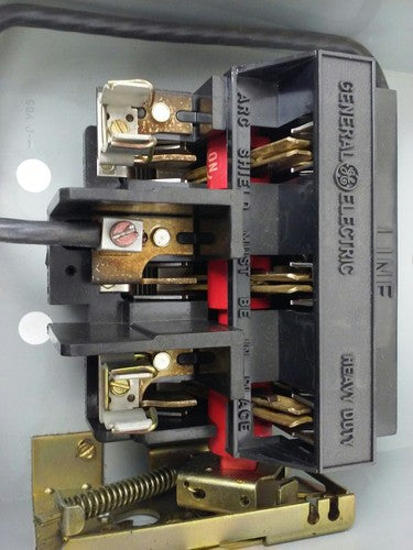  GE TH2262RDC, SAFETY SWITCH, MOD 10, 30A, 600VAC/250VDC, MAX H.P. 35, TYPE 3R5