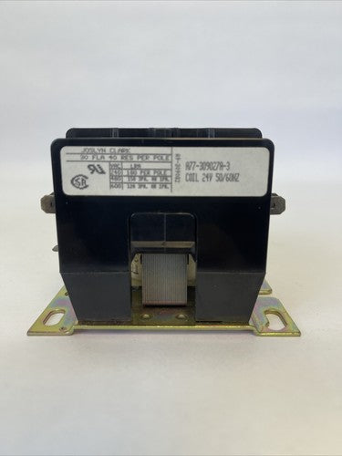 JOSLYN CLARK DP3C304-24 DEFINITE PURPOSE CONTACTOR A77-309027A-3 600VAC COIL 24V7