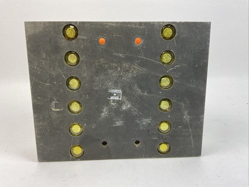 GOULD 64033J FUSE BLOCK 600V 400AMP 3POLE CLASS J AMP-TRAP 2000 AJT225 FUSE 225A5