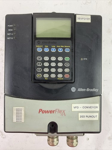 ALLEN BRADLEY 20AD2P1A0AYNANNN SER A FW 2.006 AC DRIVE 20-HIM-A3 SER C FW V6.0010