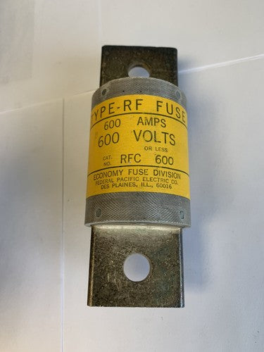 Economy Fuse RFC600 600A 600V Type-RF Fuse1