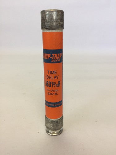 GOULD SHAWMUT AMP-TRAP A6D1-8/10R TIME DELAY FUSE 1-8/10AMP 600VAC (LOT OF 12)0