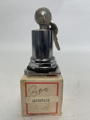 CUTLER HAMMER 10250T436 KEY PUSHBUTTON LOCK-UP/LOCK-DOWN OPERATOR 0