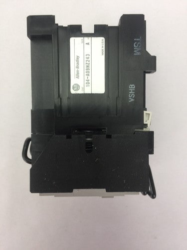 ALLEN BRADLEY 104-A09NZ243 REVERSING CONTACTOR SER A 600VAC 9A 5HP COIL 24VDC8