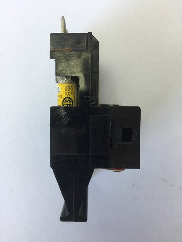 BUSSMAN OPM-CC FUSE BLOCK 30A 600V WITH LP-CC-20 LOW-PEAK FUSE 20A 600V2