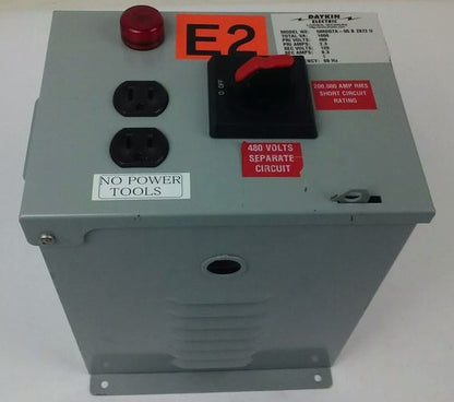 DAYKIN ELECTRIC GMDGTA-05BZ872U TRANSFORMER DISCONNECT SWITCH 480V, 1000VA, 2.3A0