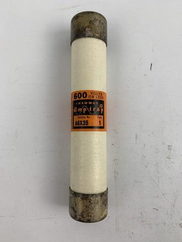 Shawmut Amp-trap A6X35 Type 1 35A 600V Fuse0