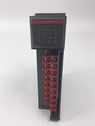 ALLEN-BRADLEY 1746-OA16 SER. D OUTPUT MODULE0