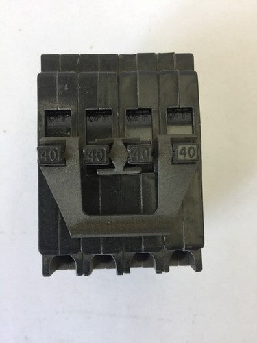 ITE QT2-4040 3 EQ-T QUAD UNITS PLUG IN CIRCUIT BREAKER 120/240VAC 40/40-40/40AMP1