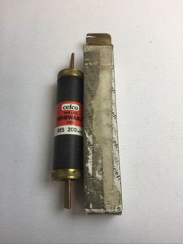 CEFCO RES200 CLASS H TIME LAG RENEWABLE FUSE 200AMP 600VAC0