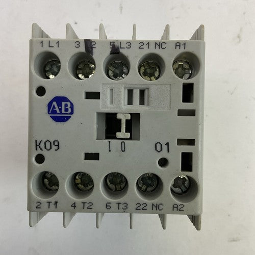 ALLEN BRADLEY 100-K09*01 SER A CONTACTOR COIL 24VDC 600VAC 15A 3PH 5HP0