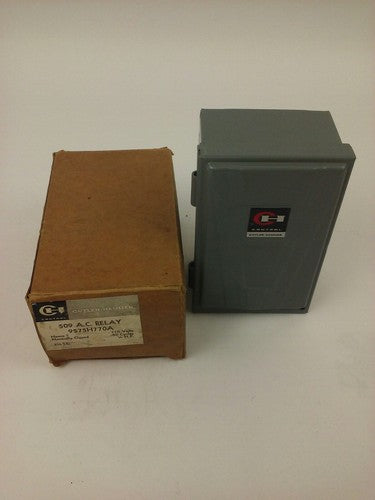 CUTLER HAMMER, 9575H770A, 509- A.C. RELAY, NEMA 1, 110V, 60 HZ, 1/4 H.P., NEW 0