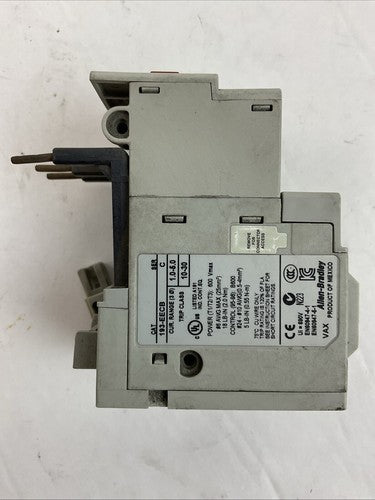 ALLEN BRADLEY 193-EECB SER C OVERLOAD RELAY 1.0-5.0A TRIP CLASS 10-302