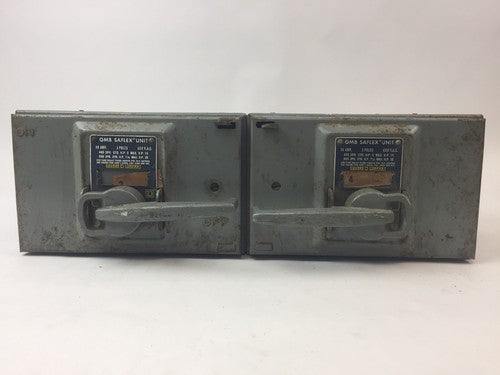 Square D QMB-3603-T ser. 2 Saflex twin unit 30amp 3-pole 600VAC QMB3603T0