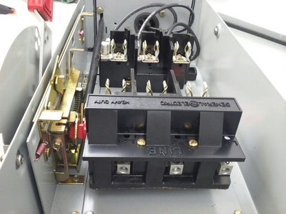 GE TH3362JRS, SAFETY SWITCH, MOD.10, 60A, 600VAC/250VDC, D16419  INTERLOCK RECEP6