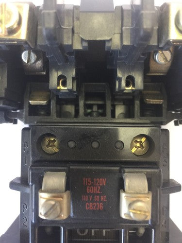 ALLEN BRADLEY 500L-BOJ94 AC LIGHTING CONTACTOR 30AMP 599-P01A CB236 COIL 115-1209