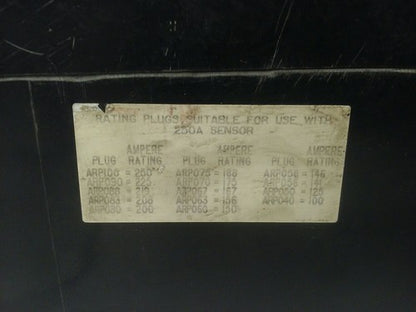 SQ.D ELECTRONIC CIRCUIT BREAKER LX36100 SER.IB 250A 3P 600V,100A TRIP ARP0404