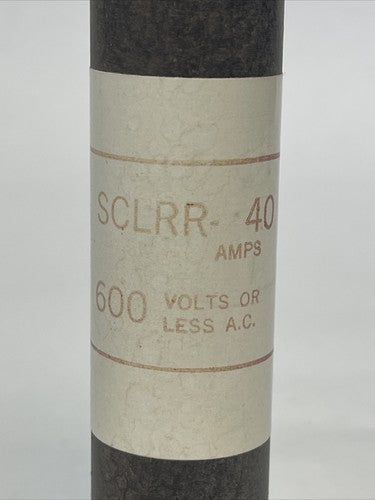 BRUSH SCLRR40 FUSE 40AMP 600VAC (LOT OF 10) 2