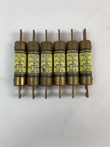 Econ-limiter Economy Fuse LEN70 70A 250V Fuse "Lot of 6"0