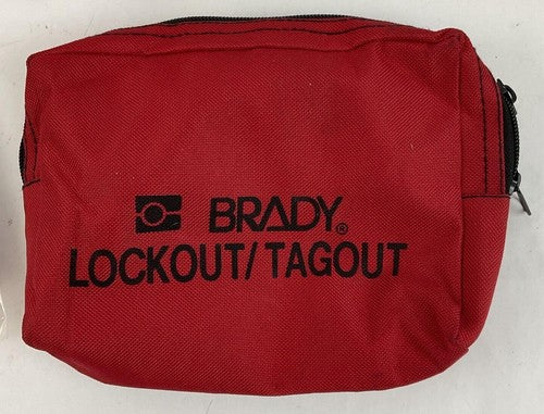 BRADY LOCK OUT TAG OUT KIT  PICTURES SHOW INCLUDED ITEMS. SEE DESC. FOR PART#'S9