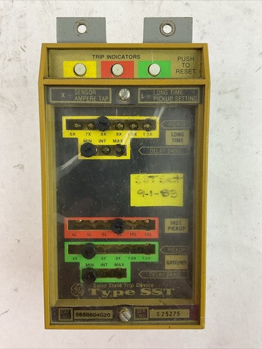 GE 568B604G20 SOLID STATE TRIP DEVICE TYPE SST0