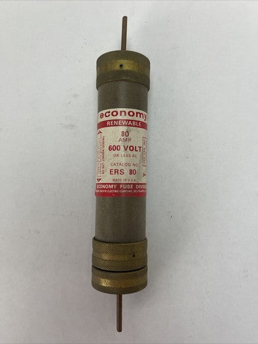 FPE ERS80 RENEWABLE ECONOMY FUSE 80AMP 600VAC FEDERAL PACIFIC ELECTRIC0