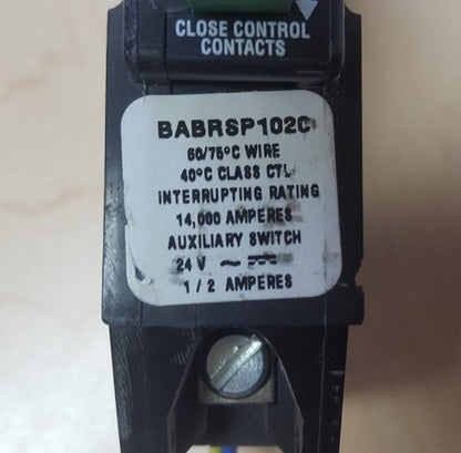 CUTLER HAMMER BABRSP1020 1 POLE 20 AMP BOLT ON BREAKER 2