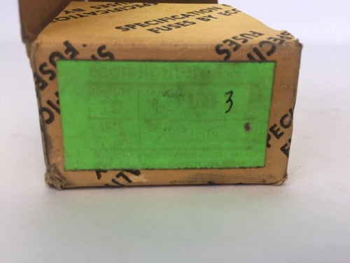 ECONOMY LENR 3 ECON-LIMITER CLASS RK5 FUSE 250VAC 3AMP (BOX OF 10)1