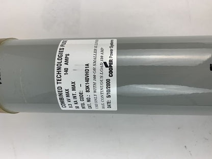 COOPER/COMBINED TECHNOLOGIES 83K140VHD1A X-LIMITER BACKUP FUSE / 8.3kV / 140A2