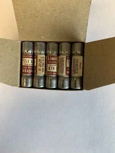 Bussmann Limitron KTK1 1/2 1 1/2A 600V Fuse "Lot of 10"1
