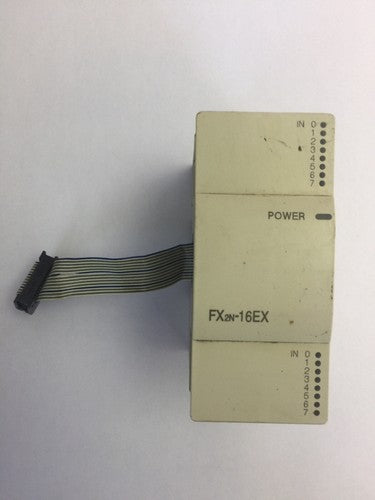 MITSUBISHI FX2N-16EX-ES/UL PROGRAMMABLE CONTROLLER 24VDC 5mA0