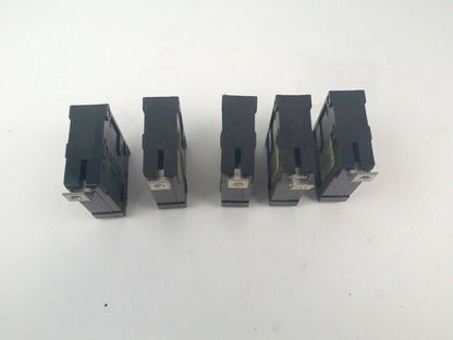 CUTLER HAMMER QBHW1015 CIRCUIT BREAKER ONE POLE (LOT OF 5)5