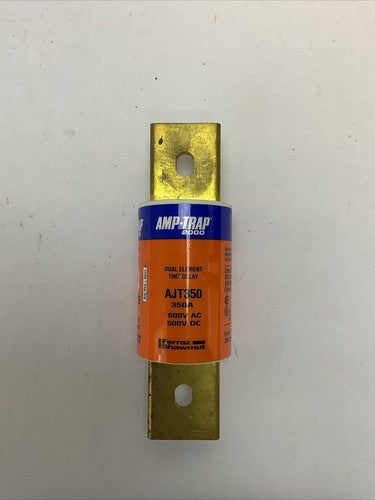 FERRAZ SHAWMUT AJT350 AMP-TRAP 2000 SMART SPOT FUSE 350A 600VAC 500VDC DUAL2