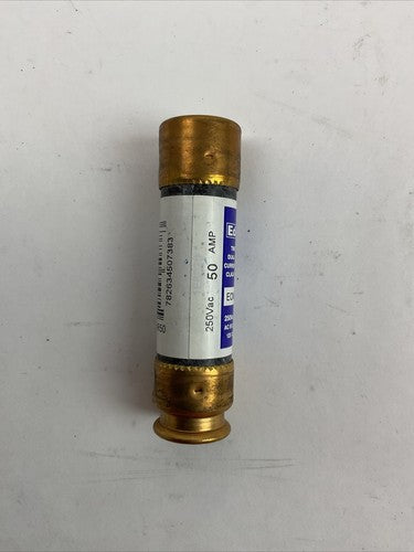 EDISON ECNR50 TIME-DELAY DUAL-ELEMNT FUSE 50AMP 250VAC 125VDC (LOT OF 10)5