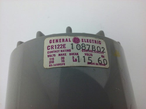 GE CR122E1087B02 MOTOR DRIVEN TIMER, 115/230V, 15/30 MAKE, 3/1.5 BREAK, 60HZ,NEW2