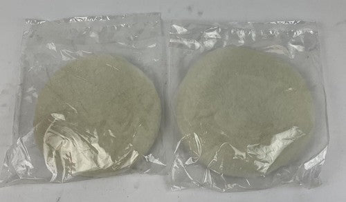 DYNABRADE 90082 - 7" POLISHING PAD, NATURAL SHEEPSKIN WOOL ***LOTOF2***0