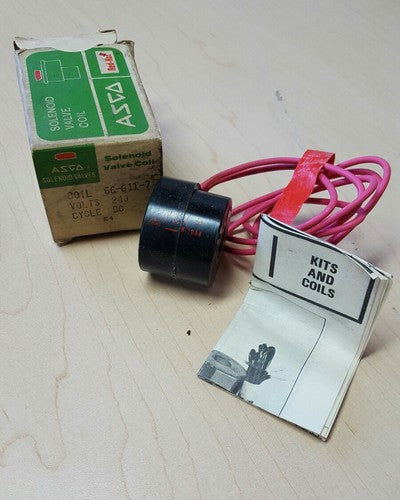 Asco SOLENOID VALVE COIL 666117 210/220 66-611-70
