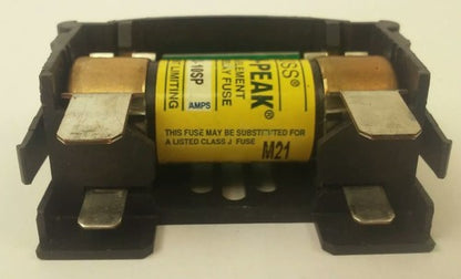 BUSS JTN60030 FUSE HOLDER 0-30AMP 600VAC, WITH BUSS LPJ-10SP LOW PEAK FUSE2