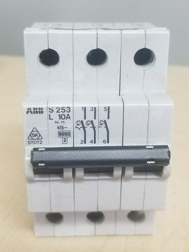 ABB CIRCUIT BREAKER  S 253 L 10A 240VAC2