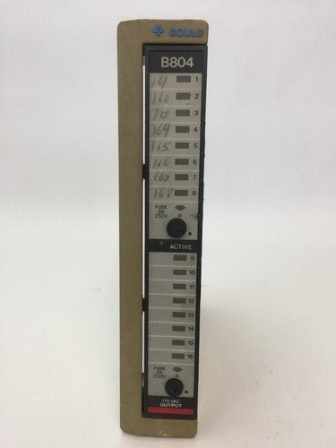 GOULD AS-B804-116 OUTPUT MODULE 115VAC0
