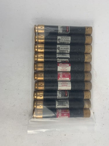 Bussmann Fusetron Dual-Element Time-Delay FRS-R-1 1A 600V Fuse "Lot of 10"0