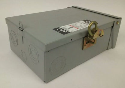 MURRAY GH322NW FUSIBLE SAFETY SWITCH SINGLE THROW 2P, 60A, 240V, 10HP, TYPE 3R 7